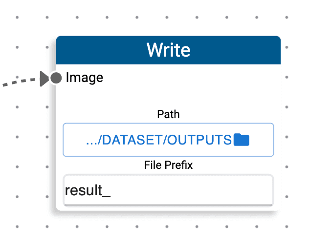 Data Write Node